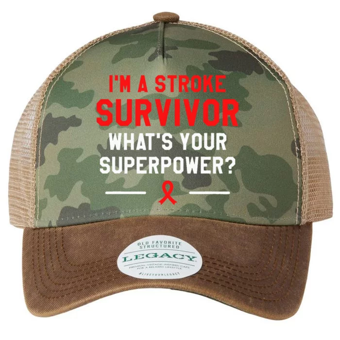 Im A Stroke Survivor Whats Your Superpower Awareness Legacy Tie Dye Trucker Hat