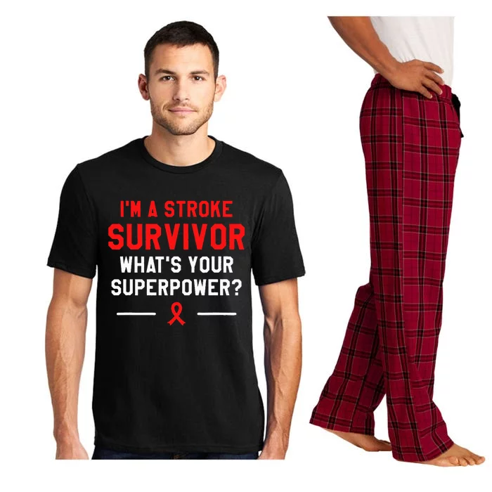 Im A Stroke Survivor Whats Your Superpower Awareness Pajama Set