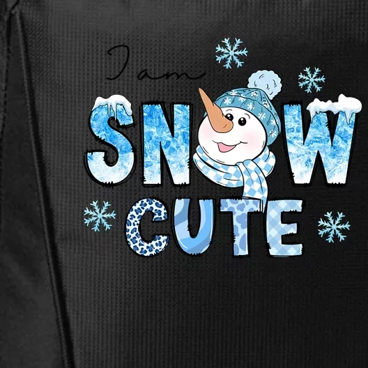 I Am Snow Cute Snow Funny Gift City Backpack