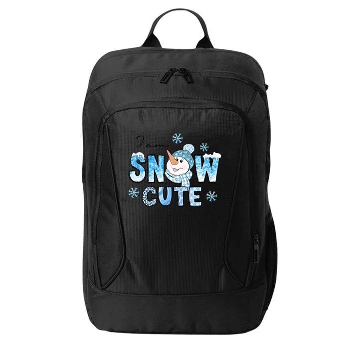 I Am Snow Cute Snow Funny Gift City Backpack