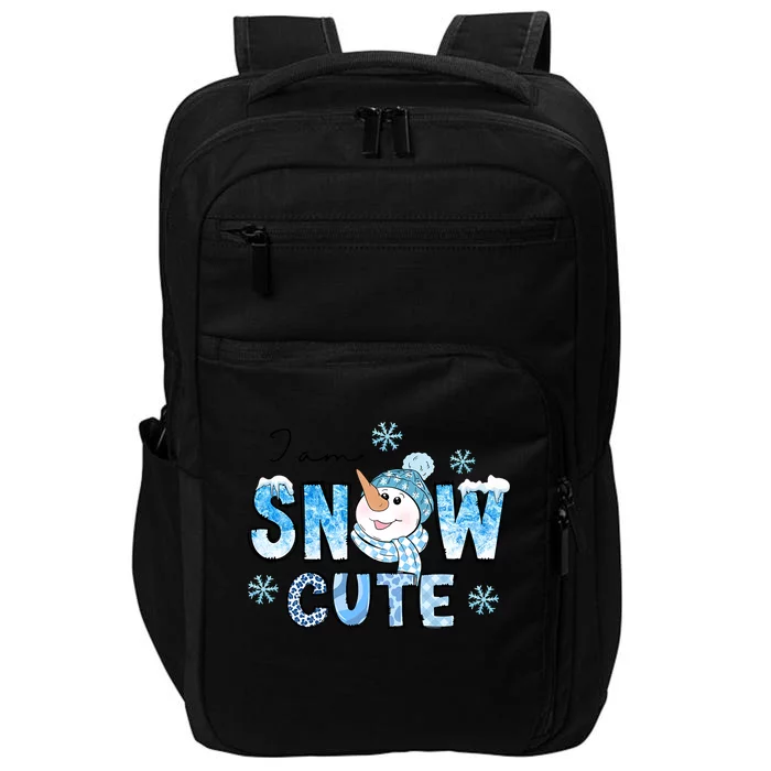 I Am Snow Cute Snow Funny Gift Impact Tech Backpack