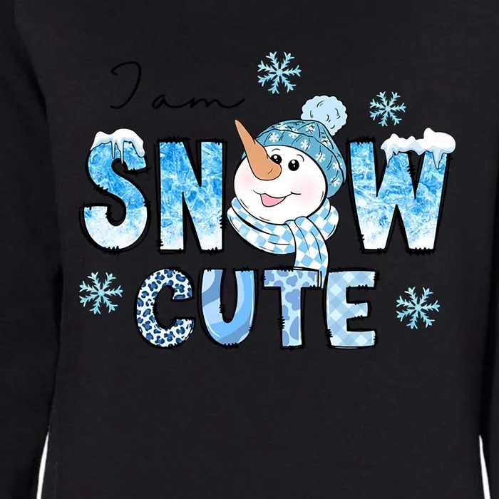 I Am Snow Cute Snow Funny Gift Womens California Wash Sweatshirt