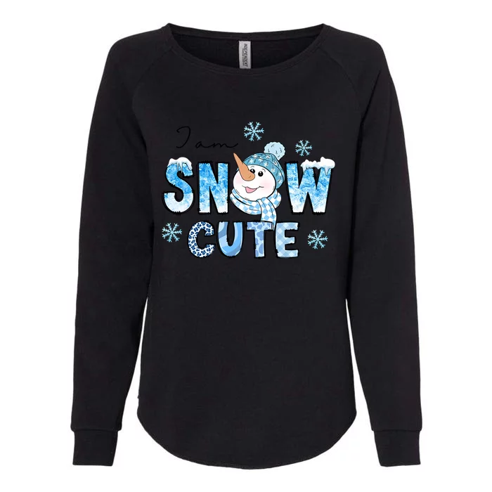 I Am Snow Cute Snow Funny Gift Womens California Wash Sweatshirt