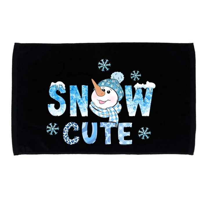 I Am Snow Cute Snow Funny Gift Microfiber Hand Towel