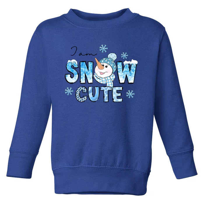 I Am Snow Cute Snow Funny Gift Toddler Sweatshirt