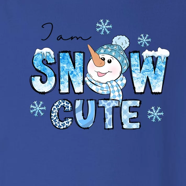 I Am Snow Cute Snow Funny Gift Toddler Long Sleeve Shirt