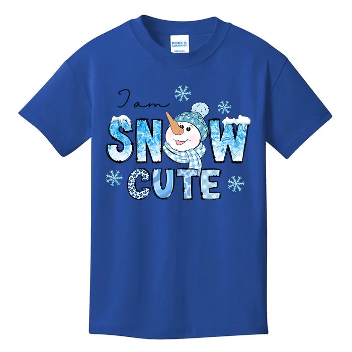 I Am Snow Cute Snow Funny Gift Kids T-Shirt