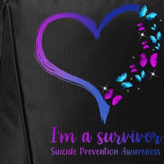 I'm A Survivor Suicide Prevention Awareness City Backpack