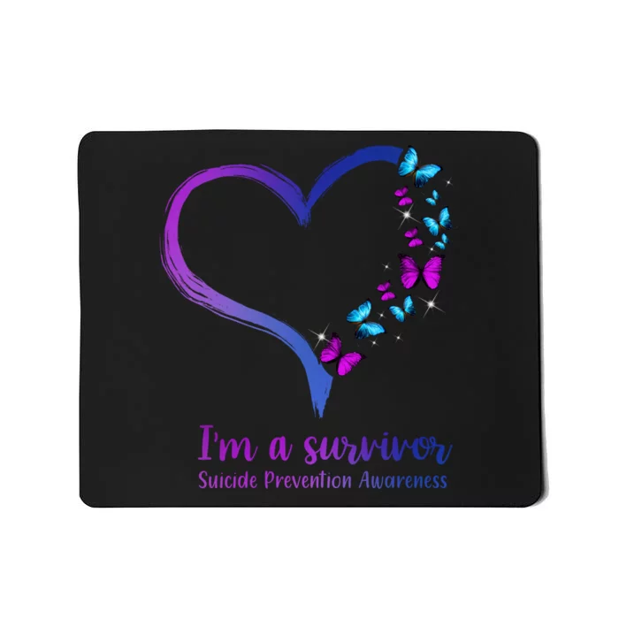 I'm A Survivor Suicide Prevention Awareness Mousepad