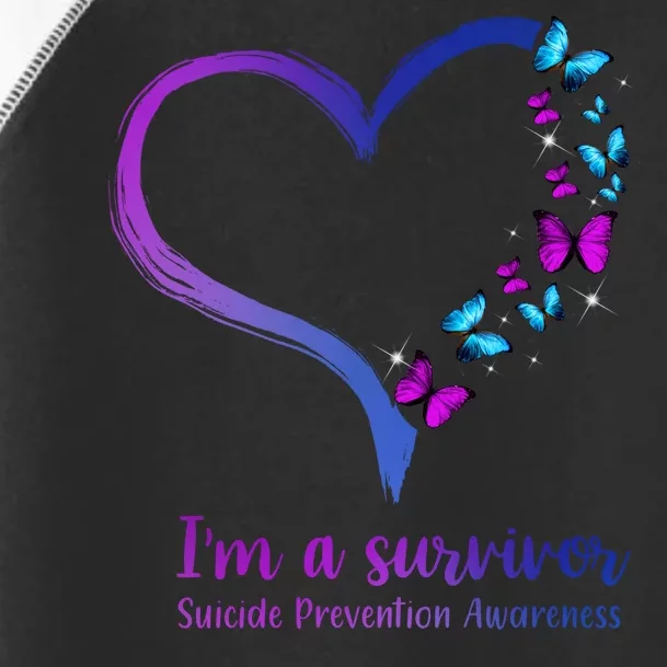 I'm A Survivor Suicide Prevention Awareness Toddler Fine Jersey T-Shirt