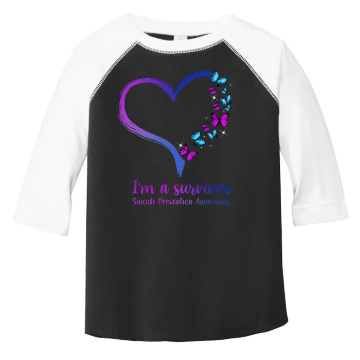 I'm A Survivor Suicide Prevention Awareness Toddler Fine Jersey T-Shirt