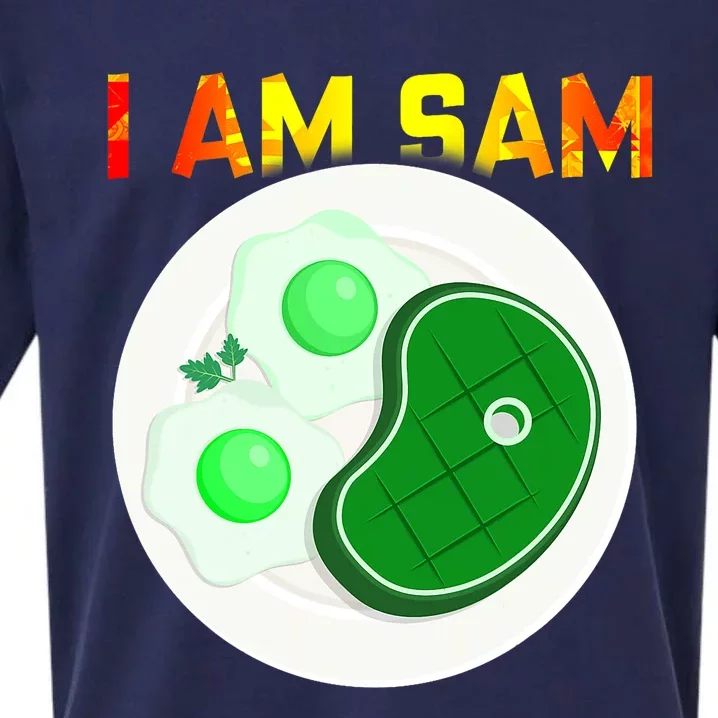 I Am Sam Clothes For Fried Green Ham And Eggs Days Sueded Cloud Jersey T-Shirt