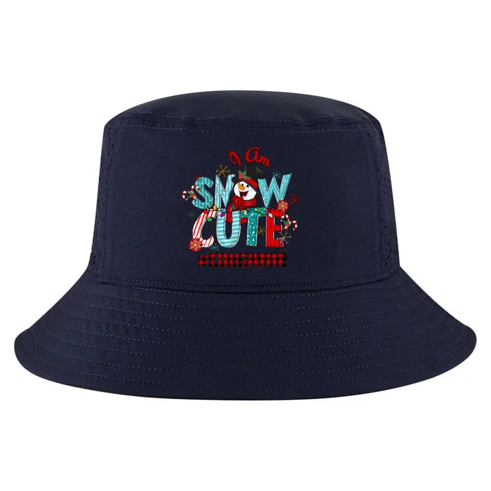 I Am Snow Cute Christmas Snow Funny Educator Funny Gift Cool Comfort Performance Bucket Hat