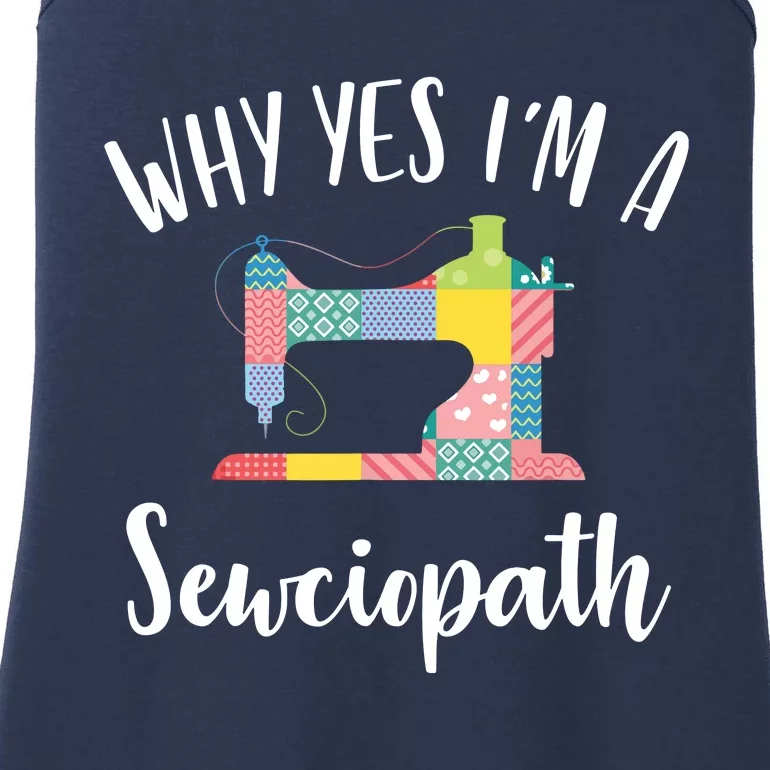 Im A Sewciopath Funny Sewing Lover Gift Idea Ladies Essential Tank