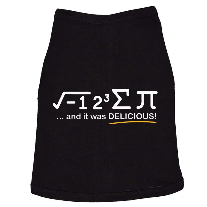 I Ate Some Pi Funny Pi Day & Math Lover Gift Doggie Tank