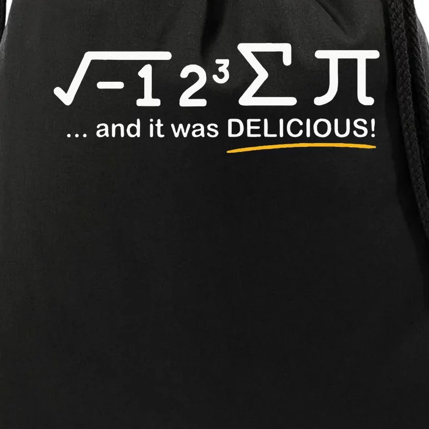 I Ate Some Pi Funny Pi Day & Math Lover Gift Drawstring Bag