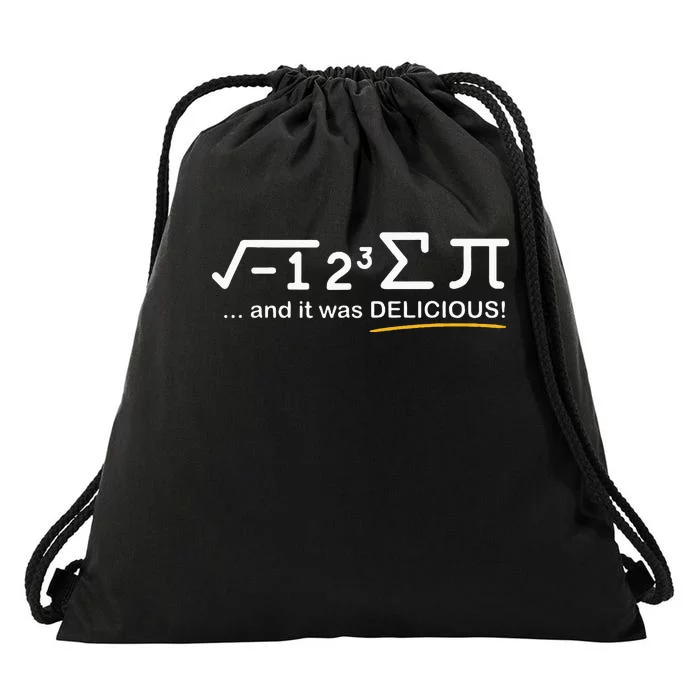 I Ate Some Pi Funny Pi Day & Math Lover Gift Drawstring Bag