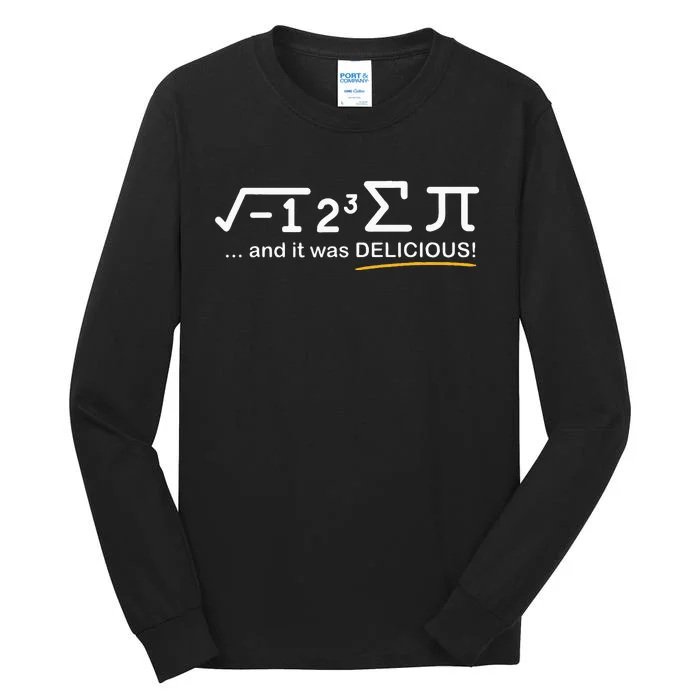 I Ate Some Pi Funny Pi Day & Math Lover Gift Tall Long Sleeve T-Shirt