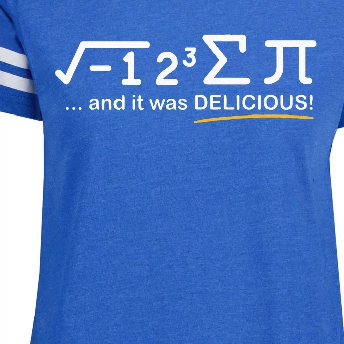 I Ate Some Pi Funny Pi Day & Math Lover Gift Enza Ladies Jersey Football T-Shirt