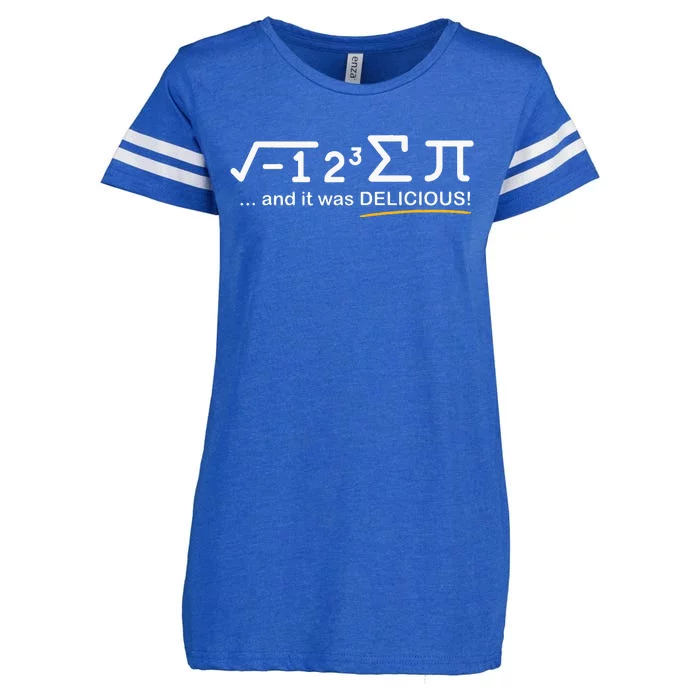 I Ate Some Pi Funny Pi Day & Math Lover Gift Enza Ladies Jersey Football T-Shirt