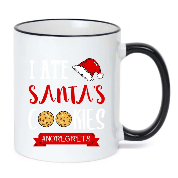 I Ate Santa's Cookies Funny Christmas Outfits Cute Gift Black Color Changing Mug