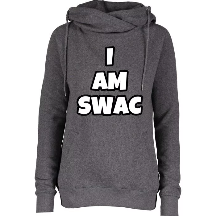 I Am SWAC HBCU Apparel Womens Funnel Neck Pullover Hood