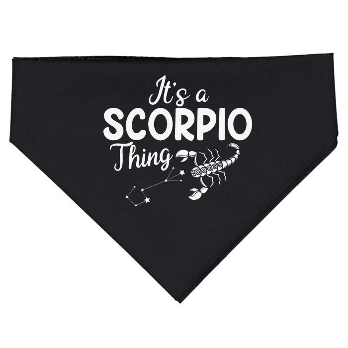 It's a Scorpio Thing Scorpio Zodiac Sign USA-Made Doggie Bandana