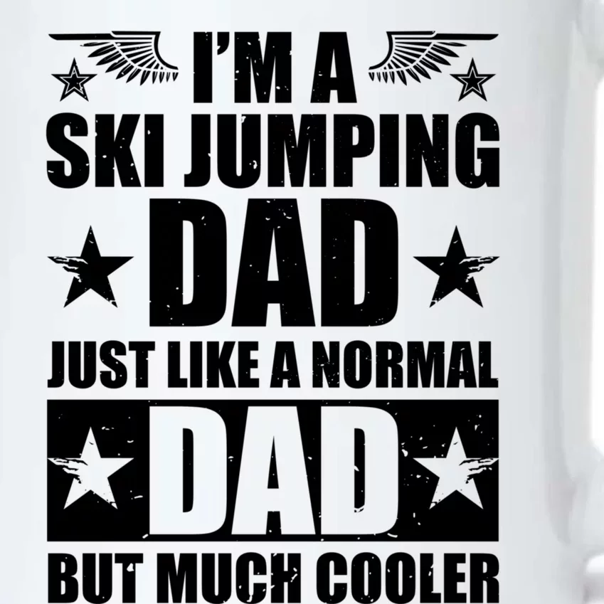 I'm A Ski Jumping Dad Just Like A Normal Dad But Much Cooler Cute Gift Black Color Changing Mug