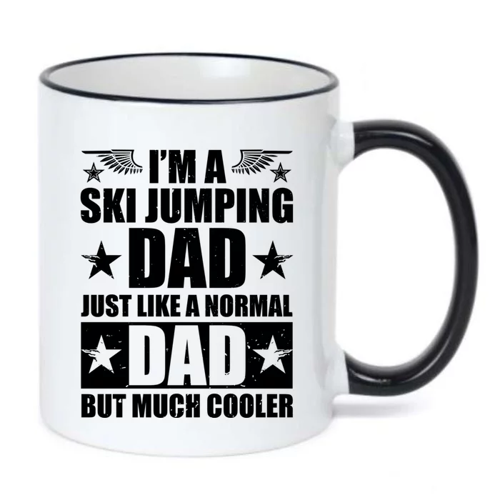 I'm A Ski Jumping Dad Just Like A Normal Dad But Much Cooler Cute Gift Black Color Changing Mug