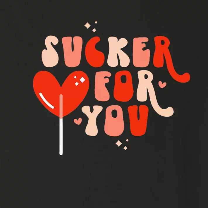 I'm A Sucker For You Candy Heart Love Happy Valentines Day Toddler Long Sleeve Shirt