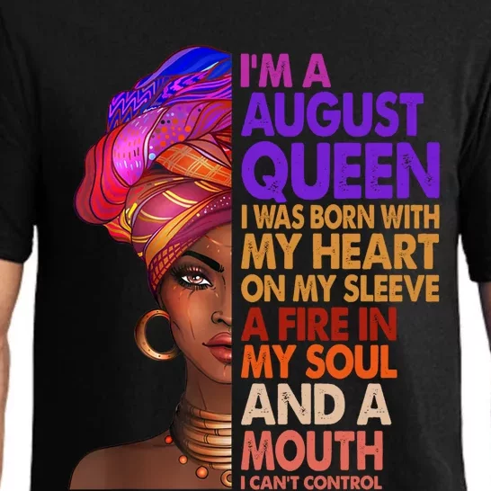 Im A September Black Virgo Libra Queen Birthday Funny Gift Pajama Set