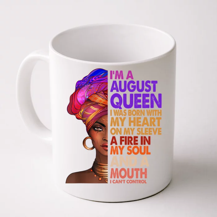 Im A September Black Virgo Libra Queen Birthday Funny Gift Front & Back Coffee Mug