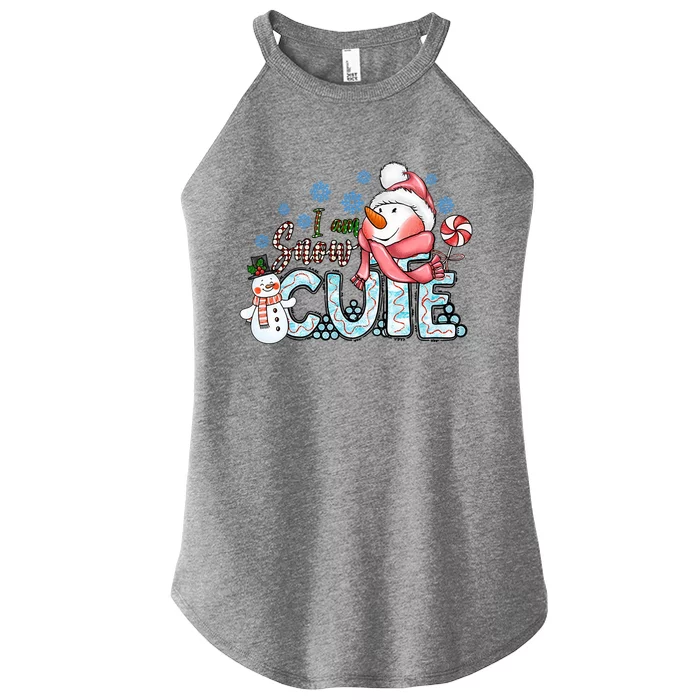 I Am Snow Cute Snow Christmas Xmas Funny Gift Gift Women’s Perfect Tri Rocker Tank