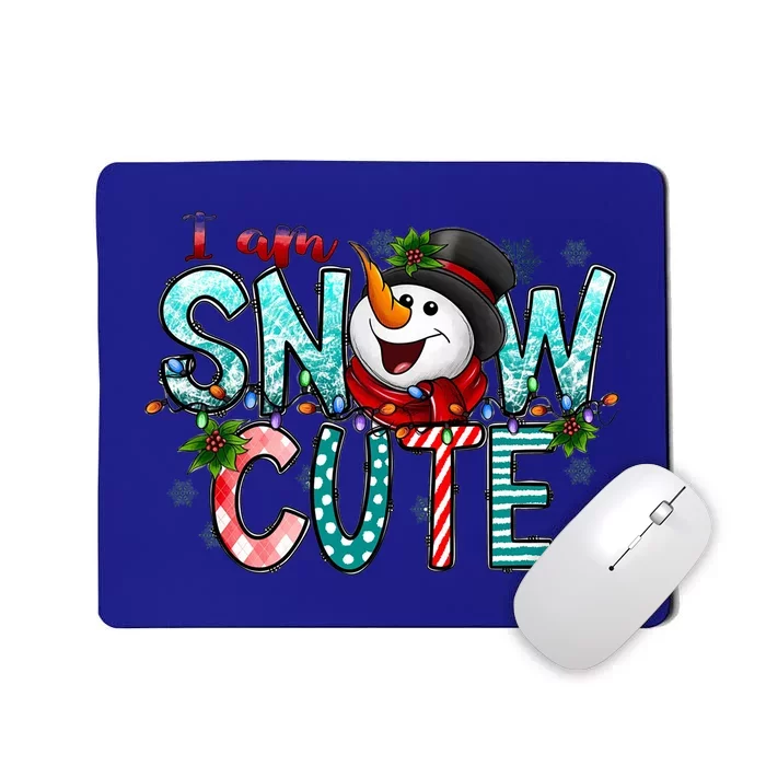 I Am Snow Cute Meaningful Gift Snow Sweater Meaningful Gift Mousepad