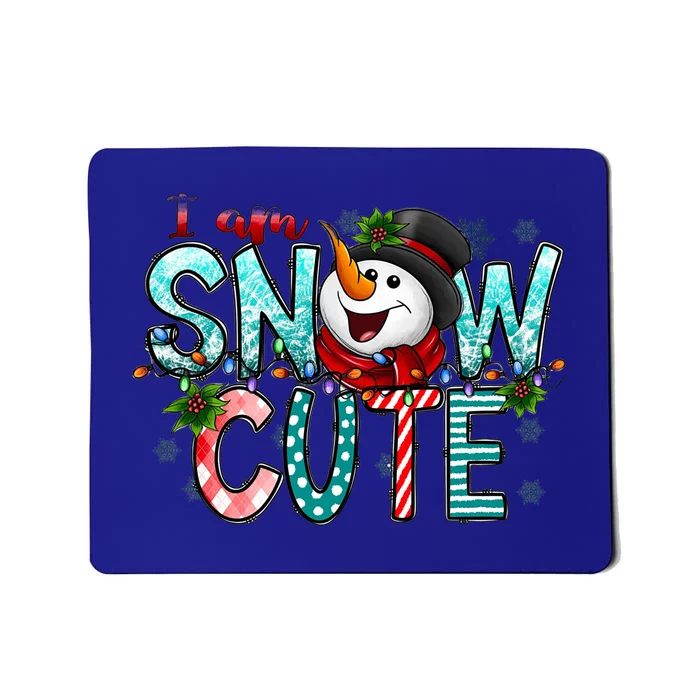 I Am Snow Cute Meaningful Gift Snow Sweater Meaningful Gift Mousepad