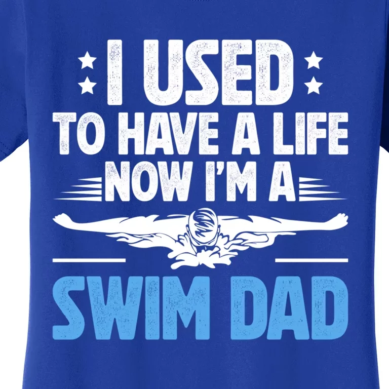 IM A Swim Dad Of A Swimmer Dad Swimming Dad Swim Father Cool Gift Women's T-Shirt