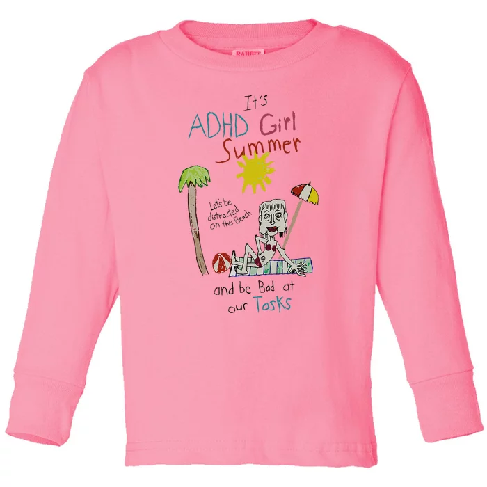 ItS Adhd Summer Toddler Long Sleeve Shirt