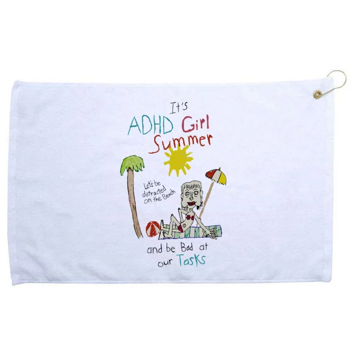 ItS Adhd Summer Grommeted Golf Towel