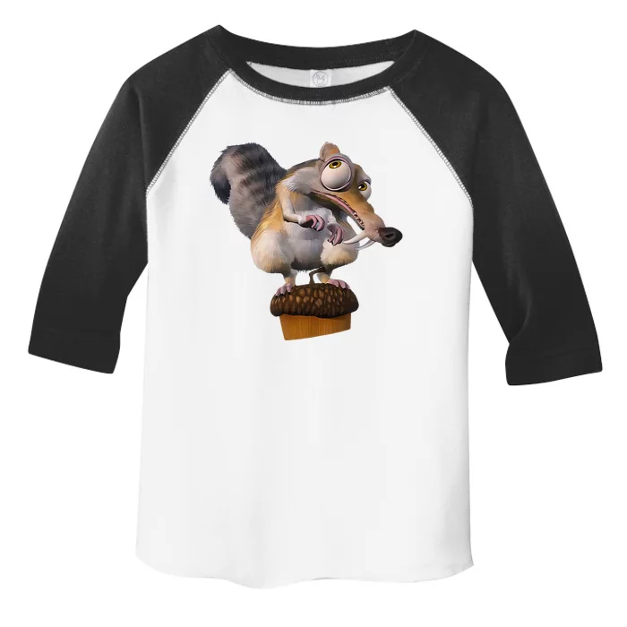 Ice Age Scrat Squirrel Is Worried Even Though He Has Acorns Toddler Fine Jersey T-Shirt