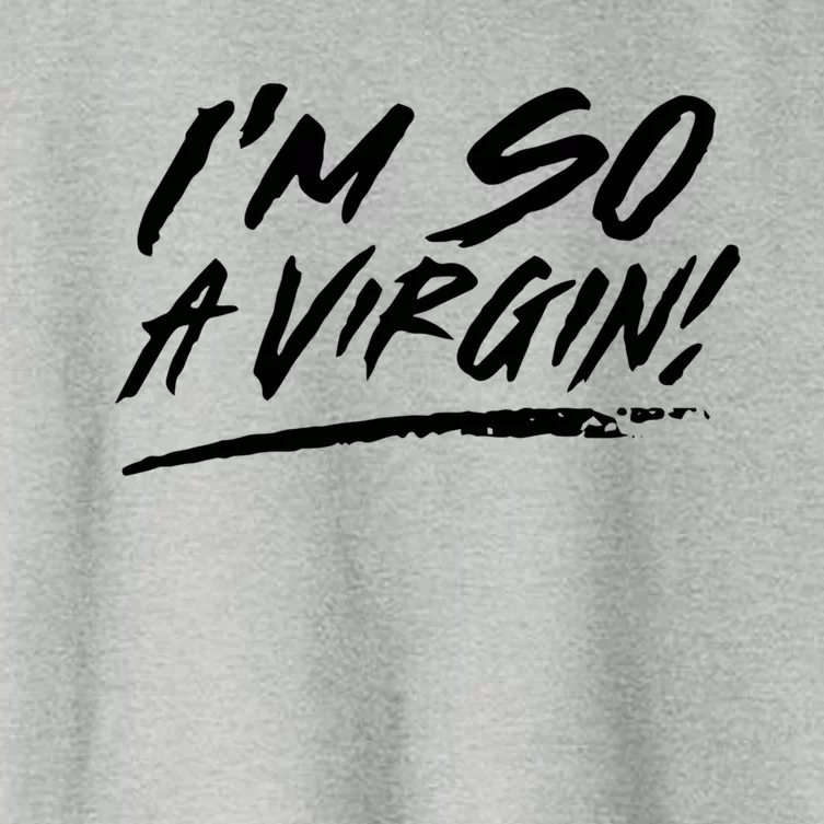 I Am So A Virgin Cute Gift Women's Crop Top Tee