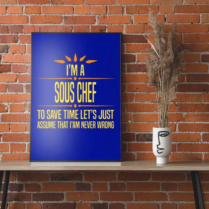 Im A Sous Chef Gift Poster