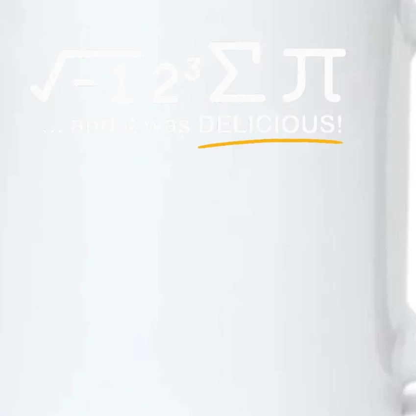 I ate some Pi  Funny Pi Day & Math Lover Gift Black Color Changing Mug