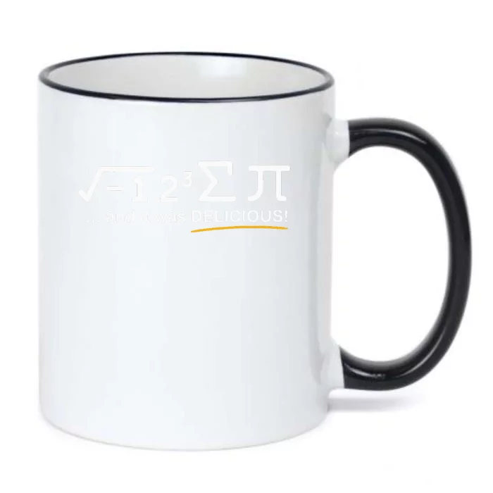 I ate some Pi  Funny Pi Day & Math Lover Gift Black Color Changing Mug