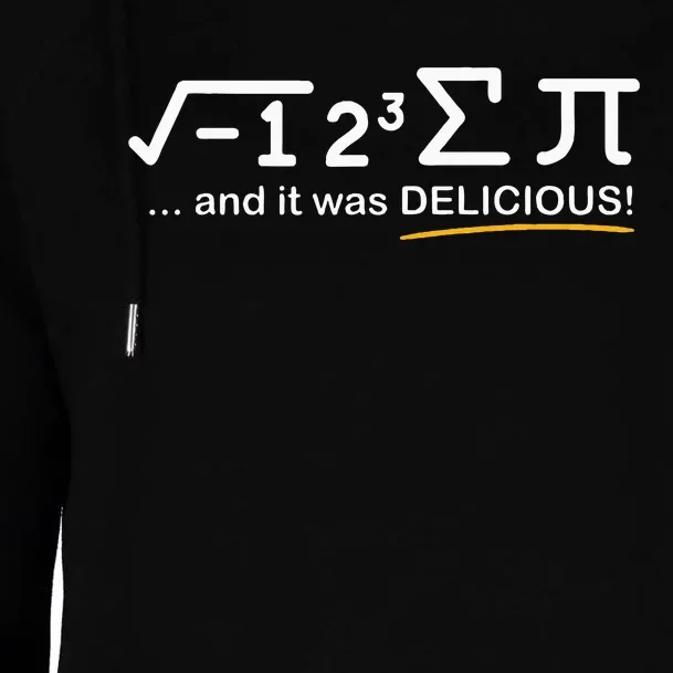 I ate some Pi  Funny Pi Day & Math Lover Gift Womens Funnel Neck Pullover Hood