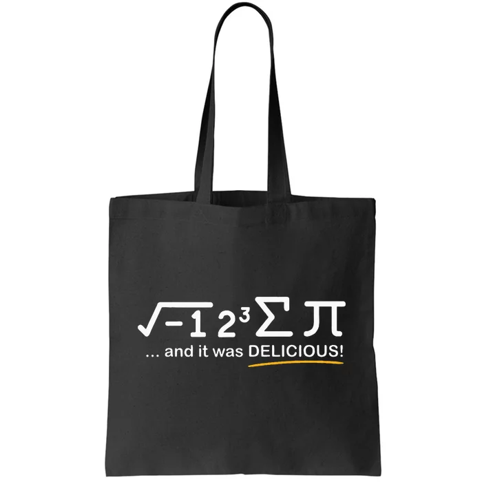 I ate some Pi  Funny Pi Day & Math Lover Gift Tote Bag