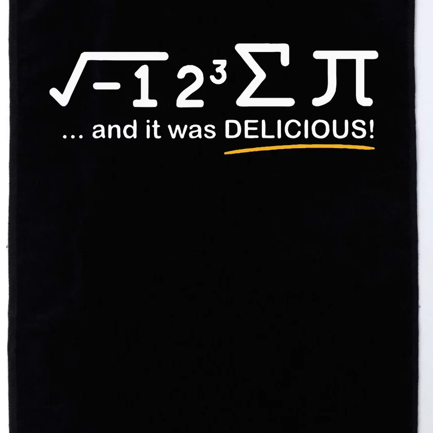 I ate some Pi  Funny Pi Day & Math Lover Gift Platinum Collection Golf Towel