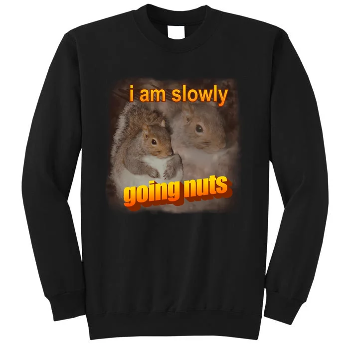 I Am Slowly Going Nuts Squirrel Tall Sweatshirt