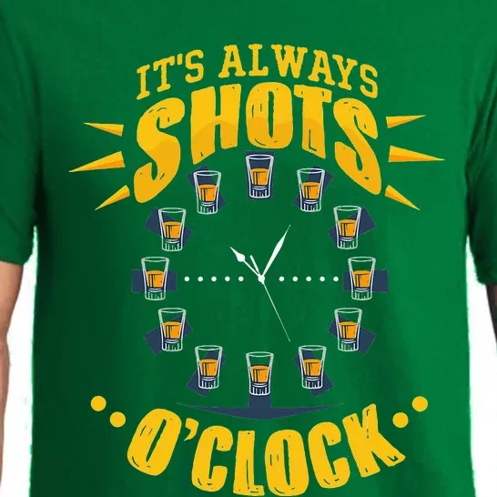 It's Always Shots O'Clock Tequila & Whiskey Lover Pajama Set