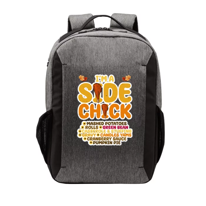 Im A Side Chick Funny Thanksgiving Dinner Vector Backpack