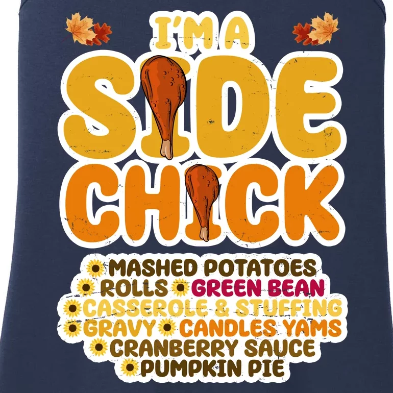 Im A Side Chick Funny Thanksgiving Dinner Ladies Essential Tank